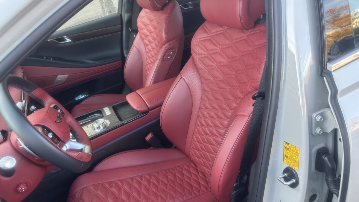 The seats of the 2025 Genesis G80