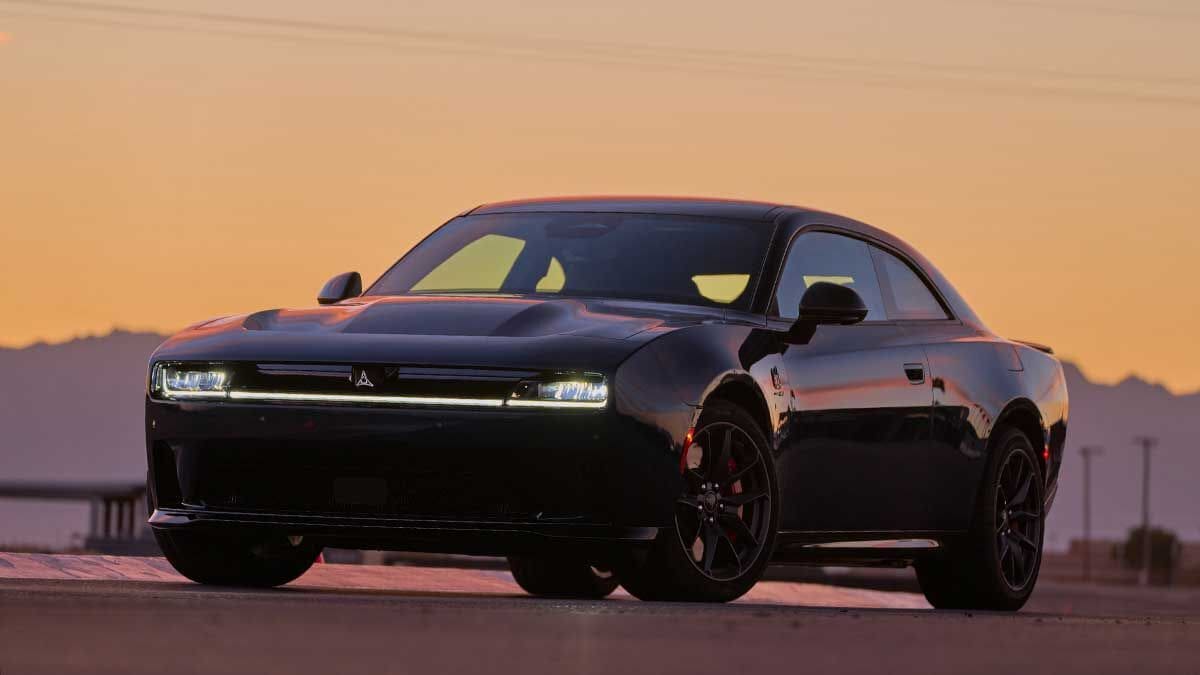 2025 Dodge Charger Daytona on the road.