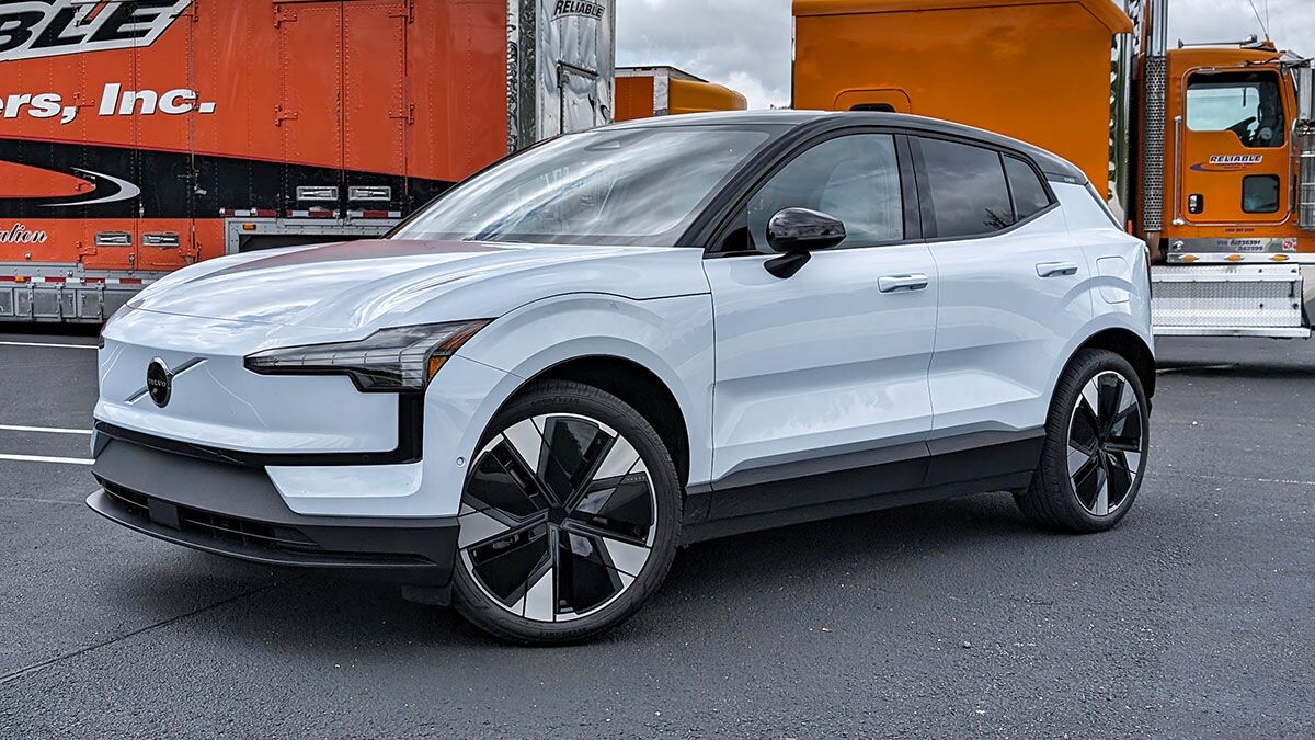 2025 Volvo EX-30 Single Motor parked outside.